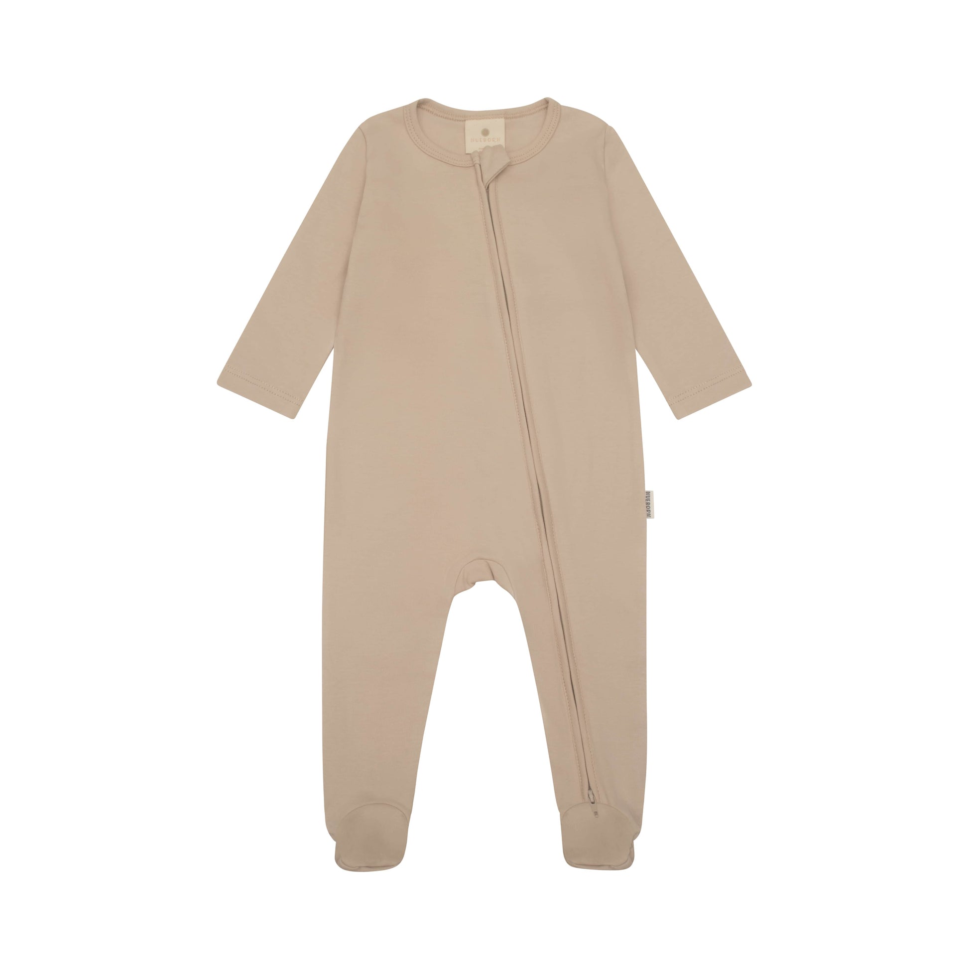nueborn sleepsuit in Sandstone