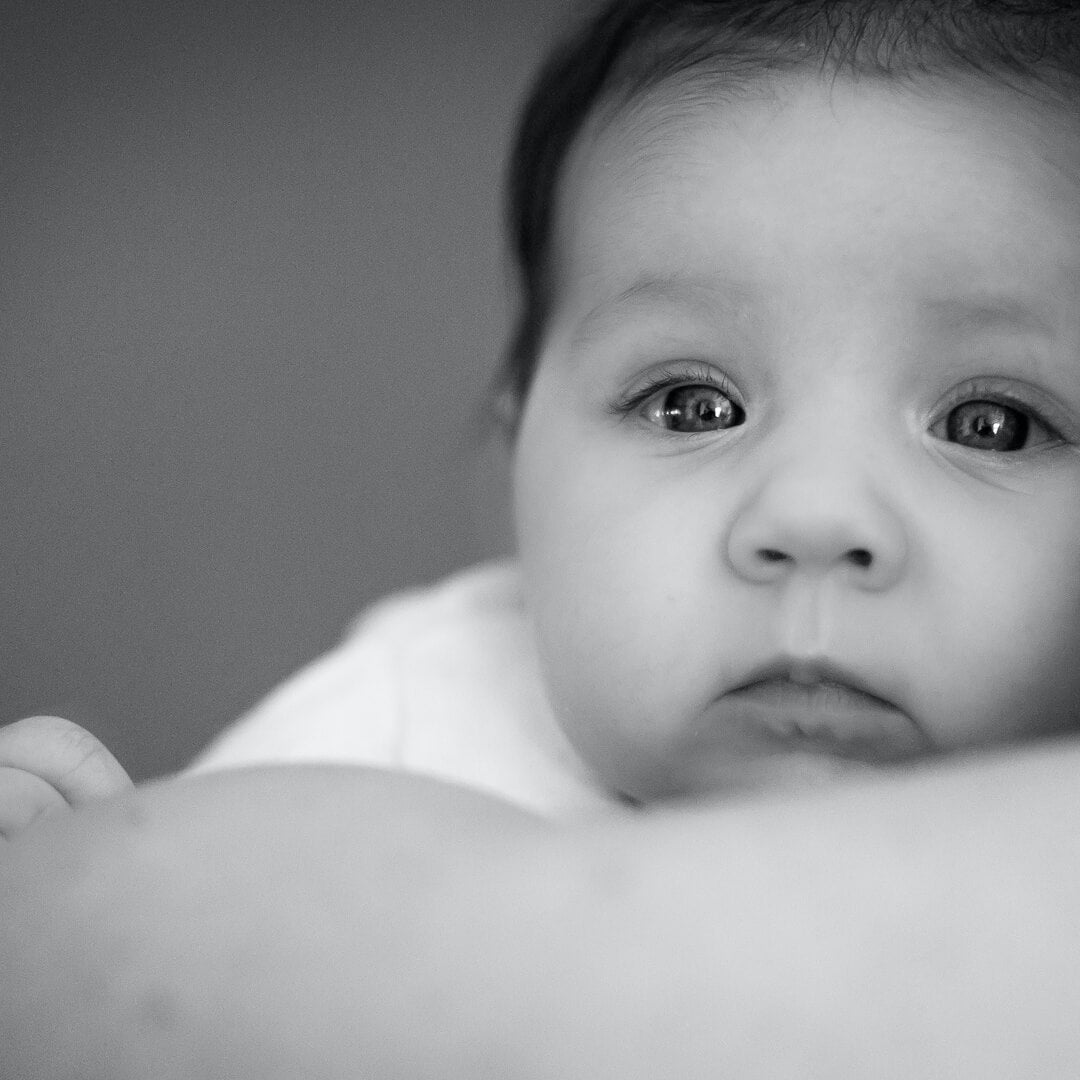 a child staring