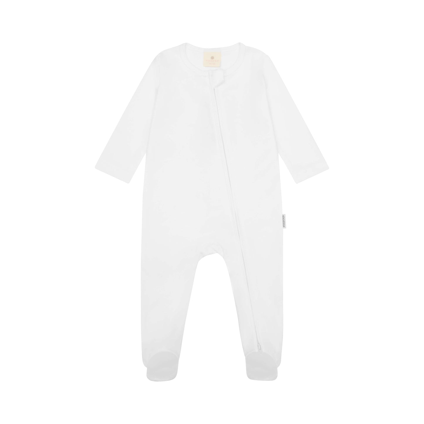 nueborn sleepsuit in White