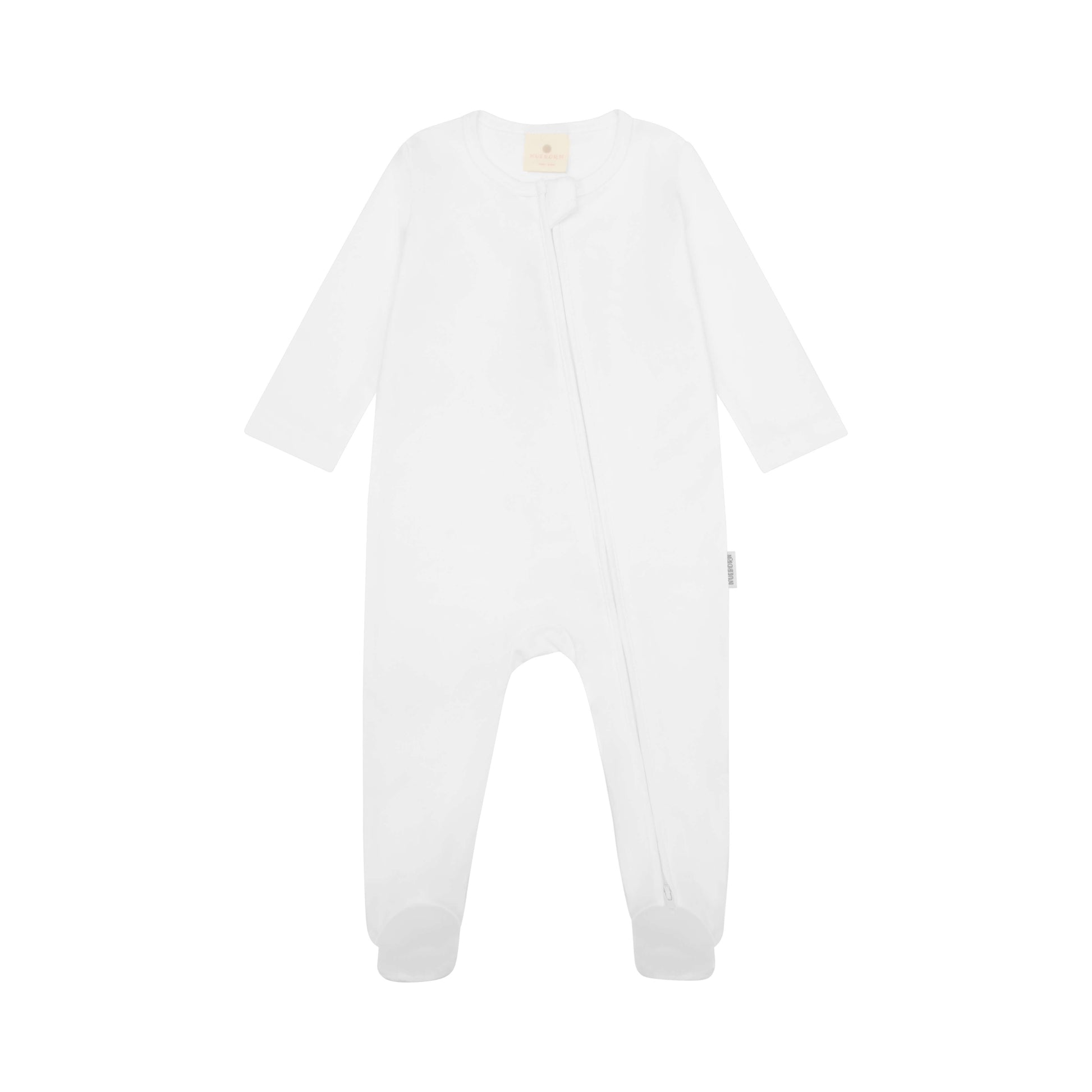 nueborn sleepsuit in White